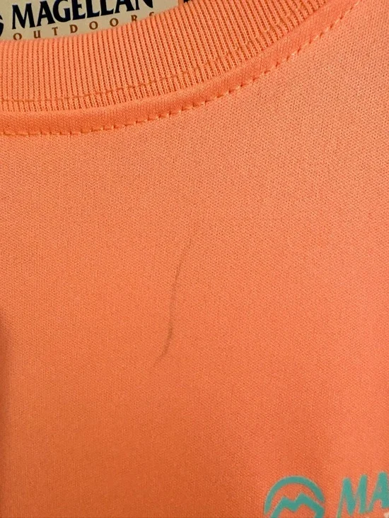 Magellan Outdoors Boyfriend Fit Moisture-Wicking Tee - Womens -Coral Pink - Picture 6 of 6